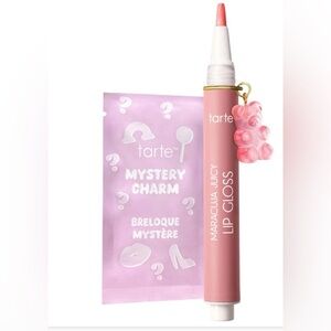 Tarte Maracuja Juicy Lip Plumping Peptide Gloss Charm Strawberry Milk Pink NEW